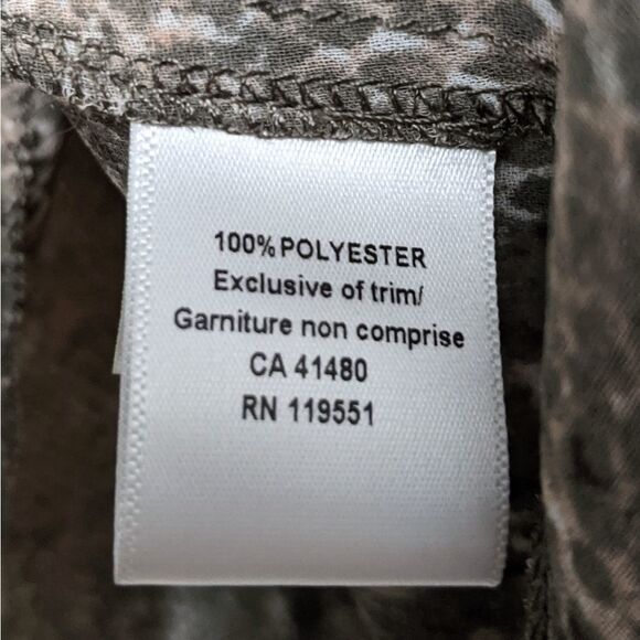 NWT GENTLE FAWN Maise Snake Chiffon Blouse S - Picture 7 of 8